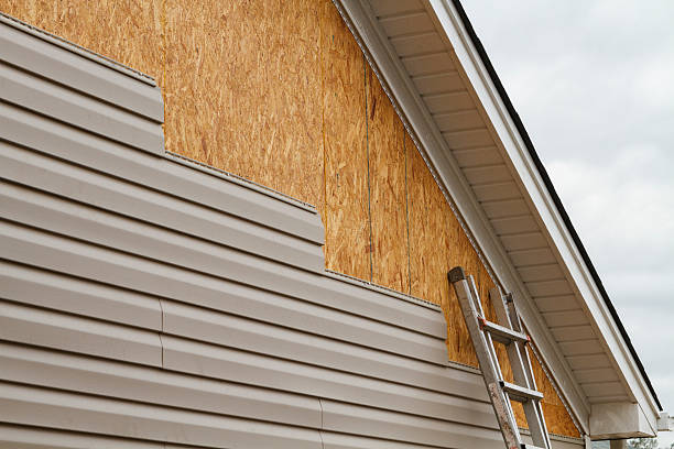 Professional Siding Repair technician working in Harmans, MD